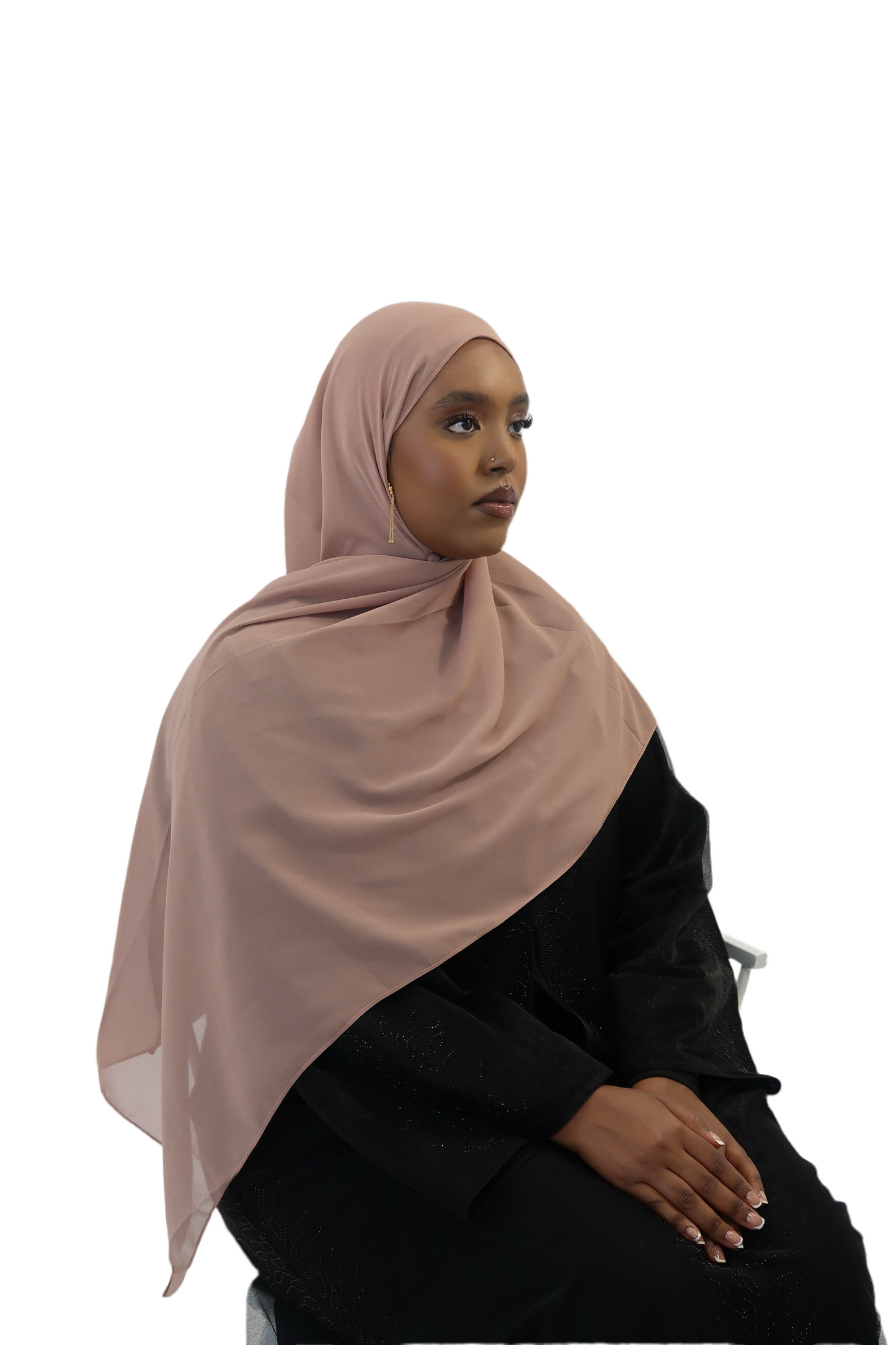 Khaki in Chiffon
