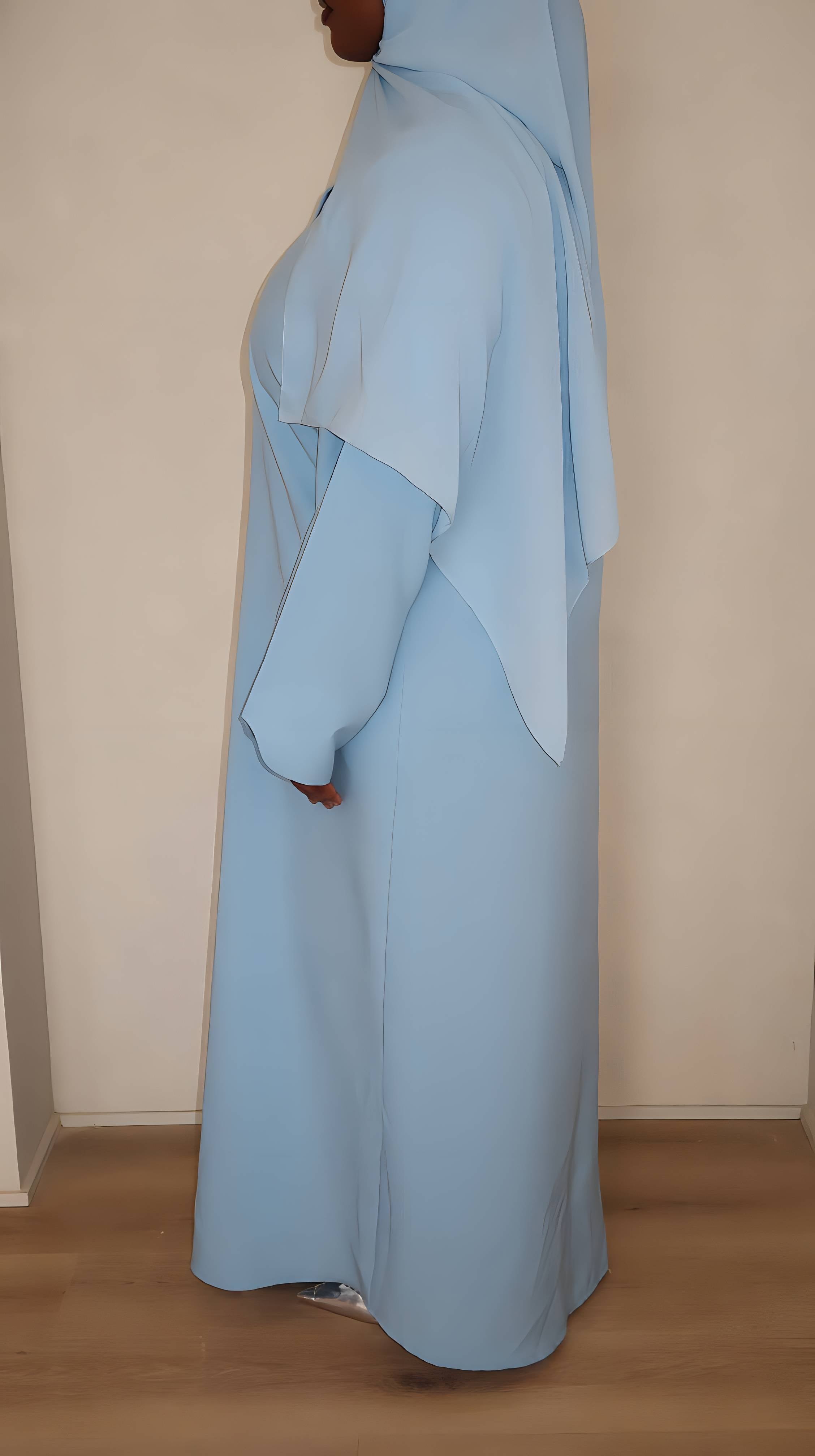 Sky Blue Abaya