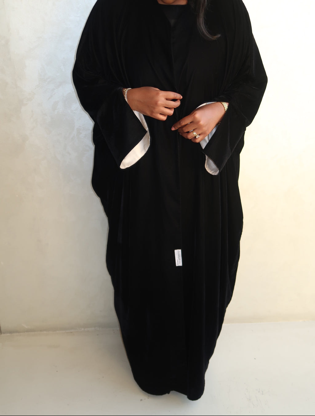 Black Velvet Abaya