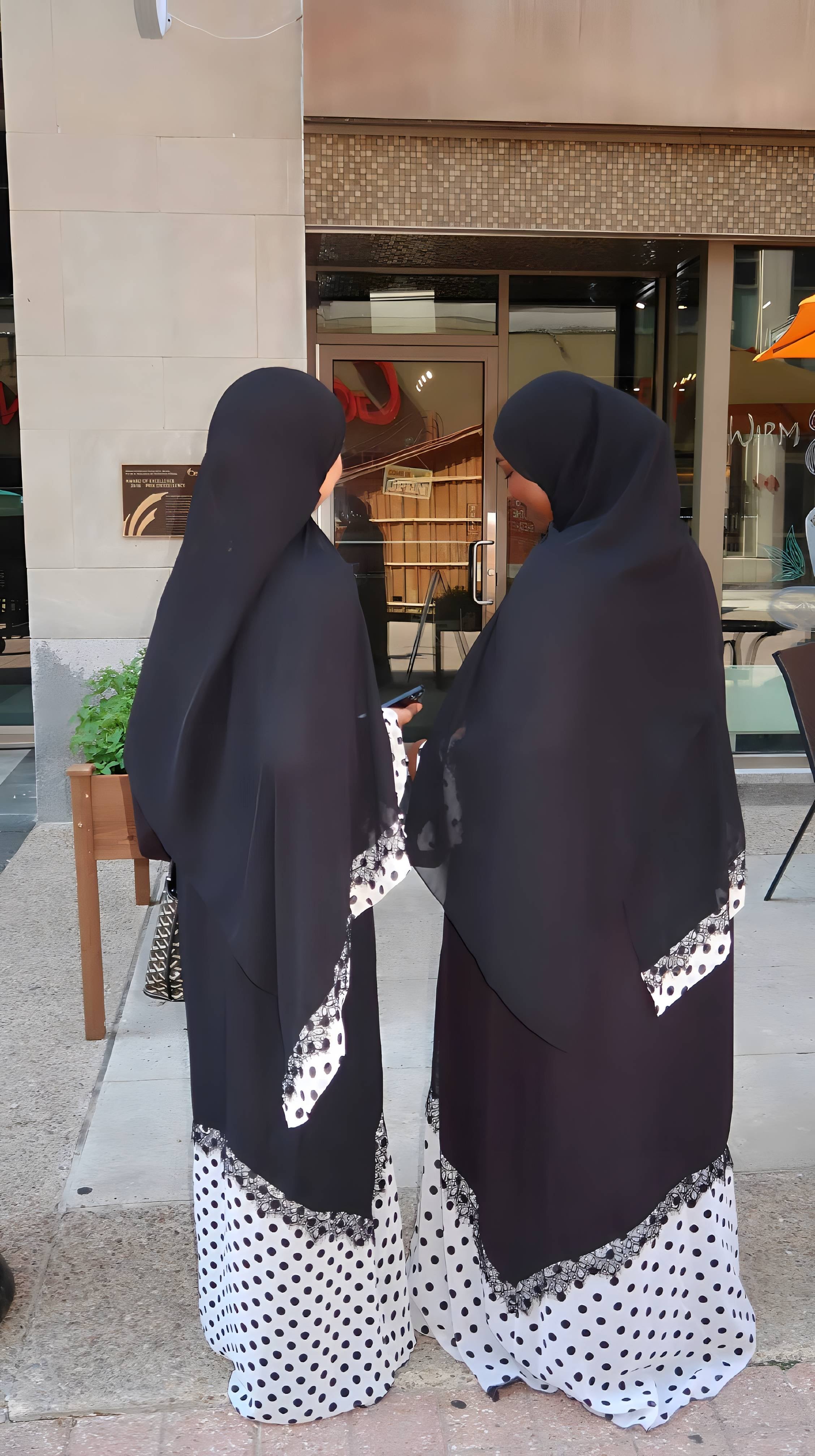 Polka Dot Abaya